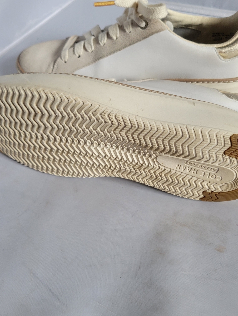 Cole Haan Women's Grandpro Topspin Sneaker White size 8.5 B⁷ - Picture 5 of 6